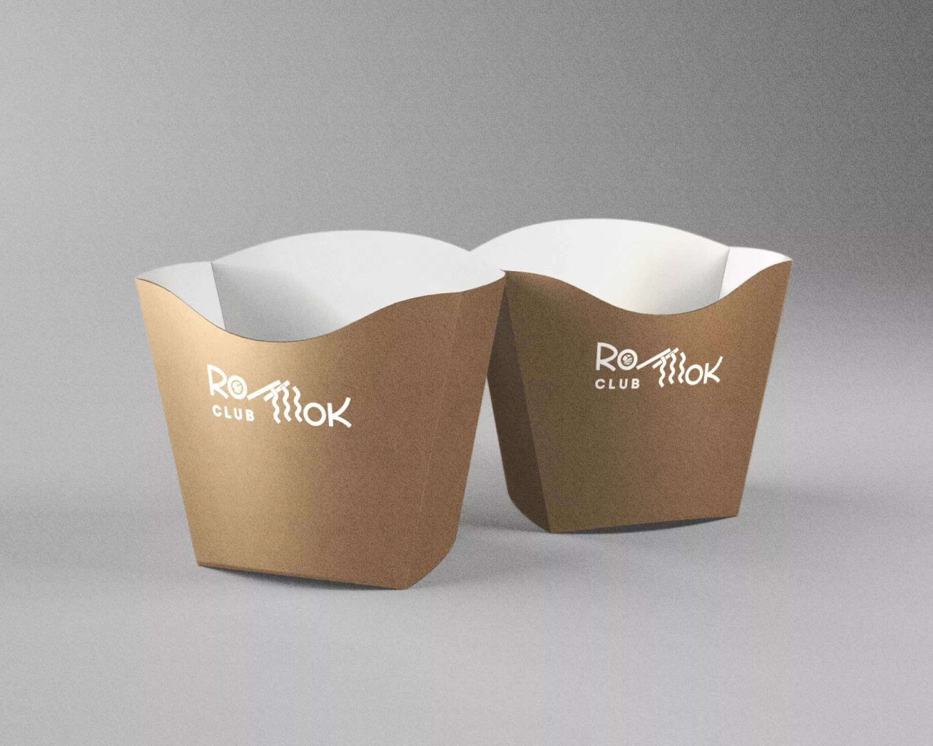 Создание дизайна упаковки суши-бара «Roll Wok Club» в Зеленогорске